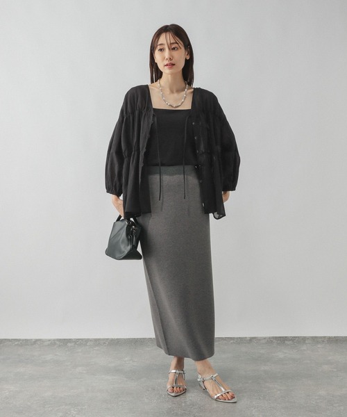 GLOBAL WORK（グローバルワーク）の「リボンカーデブラウス/580790（シャツ/ブラウス・レディース・オフホワイト/ブラック/サックスブルー/ピンク系その他/ブラウン系その他6・MEDIUM/LARGE）」の19枚目の写真