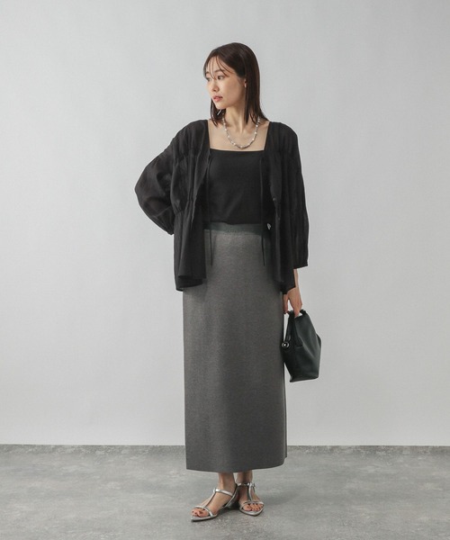 GLOBAL WORK（グローバルワーク）の「リボンカーデブラウス/580790（シャツ/ブラウス・レディース・オフホワイト/ブラック/サックスブルー/ピンク系その他/ブラウン系その他6・MEDIUM/LARGE）」の20枚目の写真