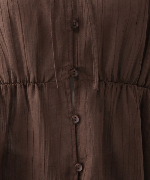 GLOBAL WORK（グローバルワーク）の「リボンカーデブラウス/580790（シャツ/ブラウス・レディース・オフホワイト/ブラック/サックスブルー/ピンク系その他/ブラウン系その他6・MEDIUM/LARGE）」の11枚目の写真