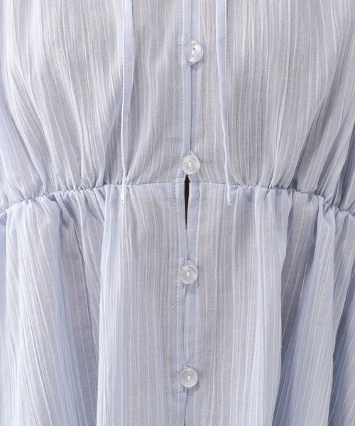 GLOBAL WORK（グローバルワーク）の「リボンカーデブラウス/580790（シャツ/ブラウス・レディース・オフホワイト/ブラック/サックスブルー/ピンク系その他/ブラウン系その他6・MEDIUM/LARGE）」の12枚目の写真