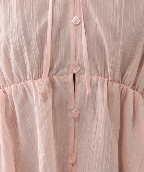 GLOBAL WORK（グローバルワーク）の「リボンカーデブラウス/580790（シャツ/ブラウス・レディース・オフホワイト/ブラック/サックスブルー/ピンク系その他/ブラウン系その他6・MEDIUM/LARGE）」の13枚目の写真