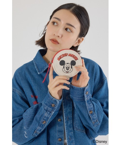 ロデオクラウンズディズニー財布 ミッキー＆ミニー)デニムウォレット｜ロデオクラウンズ／ロデオ