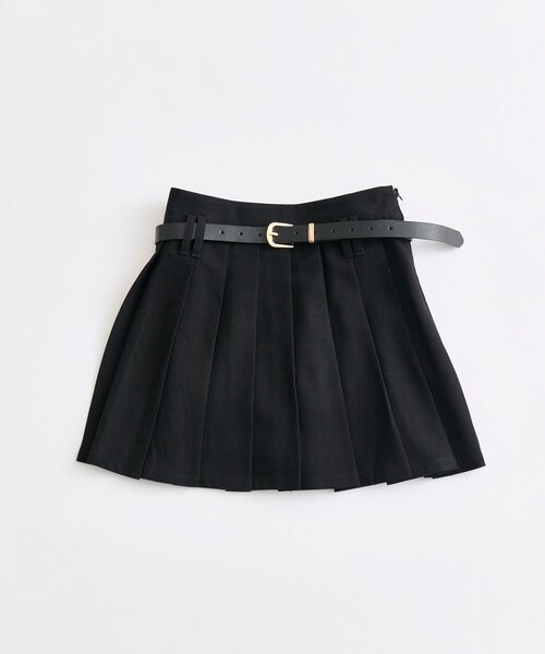 DÉPAREILLÉ ブラック プリーツスカート 38 SKIRT｜DÉPAREILLÉ｜デパリエ オフィシャルサイト