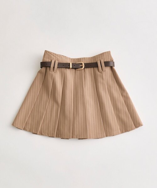 OLIVE des OLIVE(オリーブデオリーブ)の「【PinSucreCollection】合皮ベルト付きプリーツスカート(スカート・レディース・グレー/ブラウン系その他/ブラック/チャコールグレー/キャメル・FREE)」の20枚目の写真