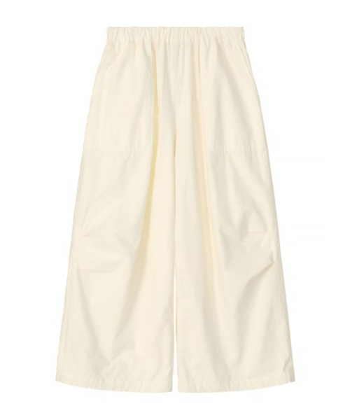 Plantation（プランテーション）の「ダブルコットンボンディング / パンツ / (O)（その他パンツ・レディース・オフホワイト・M size）」の2枚目の写真