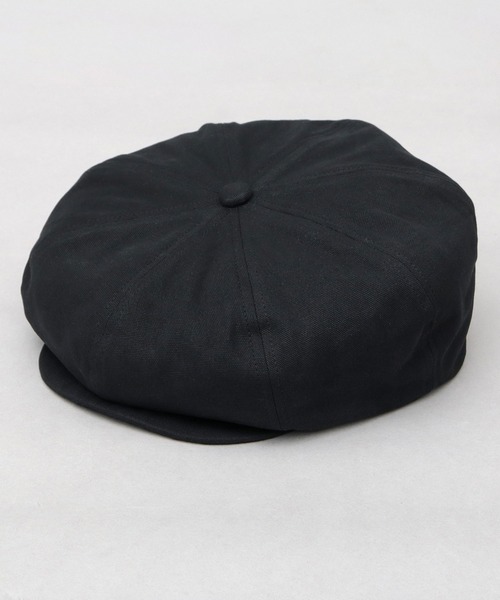 Basiquenti（ベーシックエンティ）の「ヘヴィーキャンバス ビッグシルエット キャスケットハンチング（キャスケット・メンズ・ブラック/チャコール/キャメル・FREE）」の4枚目の写真