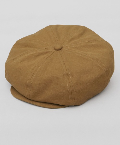 Basiquenti（ベーシックエンティ）の「ヘヴィーキャンバス ビッグシルエット キャスケットハンチング（キャスケット・メンズ・ブラック/チャコール/キャメル・FREE）」の6枚目の写真