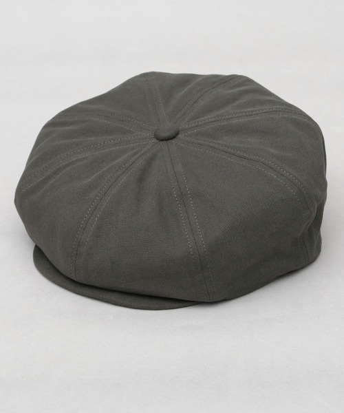 Basiquenti（ベーシックエンティ）の「ヘヴィーキャンバス ビッグシルエット キャスケットハンチング（キャスケット・メンズ・ブラック/チャコール/キャメル・FREE）」の5枚目の写真