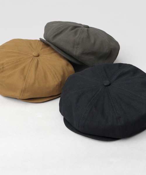 Basiquenti（ベーシックエンティ）の「ヘヴィーキャンバス ビッグシルエット キャスケットハンチング（キャスケット・メンズ・ブラック/チャコール/キャメル・FREE）」の10枚目の写真