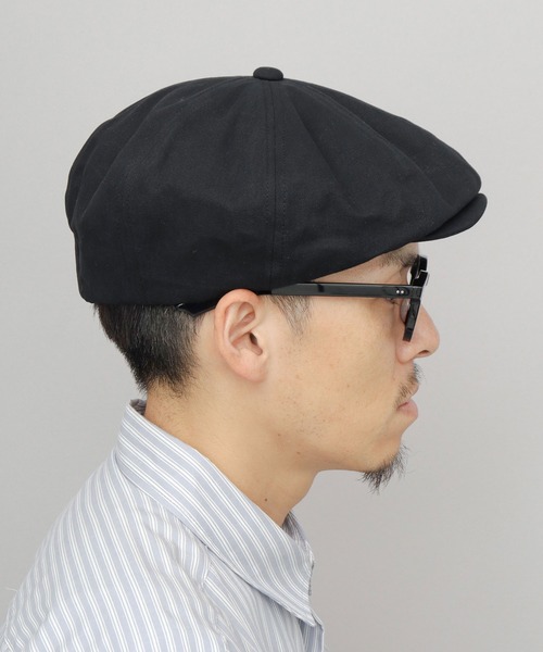 Basiquenti（ベーシックエンティ）の「ヘヴィーキャンバス ビッグシルエット キャスケットハンチング（キャスケット・メンズ・ブラック/チャコール/キャメル・FREE）」の20枚目の写真