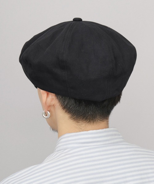 Basiquenti（ベーシックエンティ）の「ヘヴィーキャンバス ビッグシルエット キャスケットハンチング（キャスケット・メンズ・ブラック/チャコール/キャメル・FREE）」の21枚目の写真