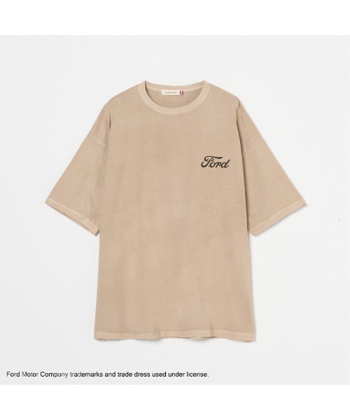 HELIOPOLE(エリオポール)の「Ford BIG T SHIRT(Tシャツ/カットソー・レディース・ベージュ・FREE)」の1枚目の写真