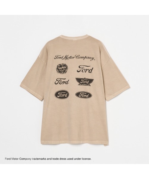 HELIOPOLE(エリオポール)の「Ford BIG T SHIRT(Tシャツ/カットソー・レディース・ベージュ・FREE)」の2枚目の写真