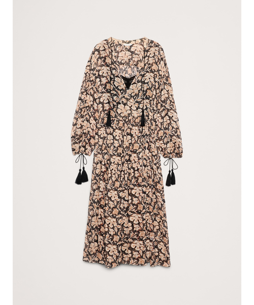 Banana Republic(バナナリパブリック)の「ルレックス ストライプ ティアード マキシドレス(ワンピース・レディース・アイボリー・L/XS/S/M)」の8枚目の写真