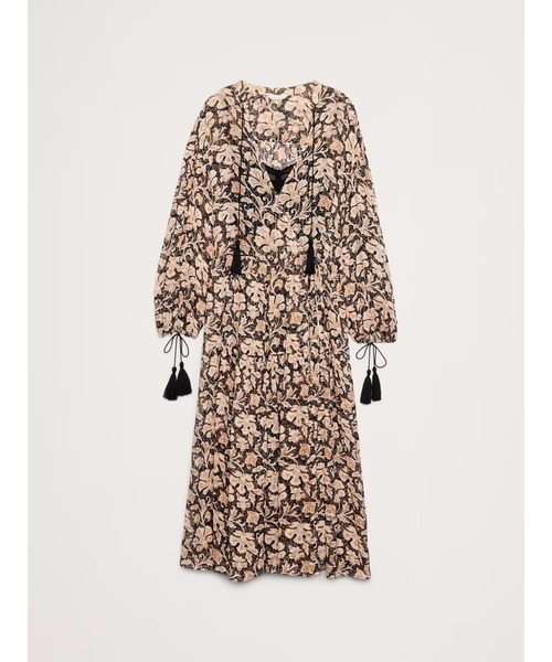 Banana Republic(バナナリパブリック)の「ルレックス ストライプ ティアード マキシドレス(ワンピース・レディース・アイボリー・L/XS/S/M)」の2枚目の写真