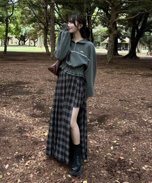 mellowneon(メロウネオン)の「チェックパンツプリーツスカート(スカート・レディース・ブラウン/ネイビー・SMALL/MEDIUM)」の20枚目の写真