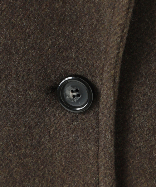 journal standard L'essage（ジャーナルスタンダードレサージュ）の「《追加》SUPER120/MANTECOオーバーコート（その他アウター・レディース・ネイビー/ブラック/カーキ・38/36）」の21枚目の写真