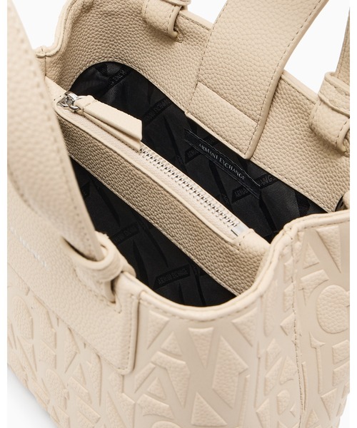 A|X アルマーニ エクスチェンジ】オールオーバーエンボスロゴ ミニ