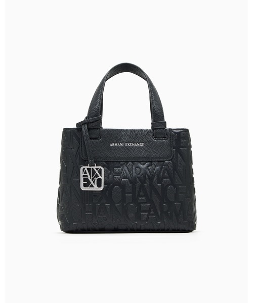 ARMANI EXCHANGE(アルマーニエクスチェンジ)の「【A|X アルマーニ エクスチェンジ】オールオーバーエンボスロゴ ミニハンドバッグ(グレイン)(ハンドバッグ・レディース・ブラック/ライトベージュ/グレイッシュベージュ・FREE)」の11枚目の写真