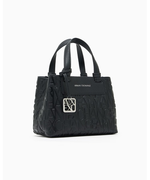 ARMANI EXCHANGE(アルマーニエクスチェンジ)の「【A|X アルマーニ エクスチェンジ】オールオーバーエンボスロゴ ミニハンドバッグ(グレイン)(ハンドバッグ・レディース・ブラック/ライトベージュ/グレイッシュベージュ・FREE)」の12枚目の写真