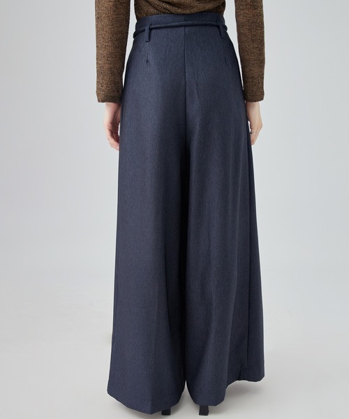 SUWDEE(スーディー)の「inverted pleats wide pants(スラックス・レディース・ネイビー/グレー/ブラウン・M/L/S)」の13枚目の写真