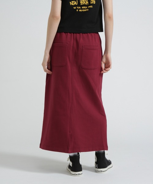 AVIREX（アヴィレックス）の「AVIREX 50th VARSITY SKIRT/バーシティースカート（スカート・レディース・チャコールグレー/オフホワイト/エンジ・M/S）」の8枚目の写真