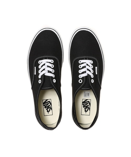 VANS(バンズ)の「VANS UA Authentic VN000EE3BLK(スニーカー・メンズ・ブラック・27cm/26.5cm/26cm/28cm/27.5cm)」の4枚目の写真