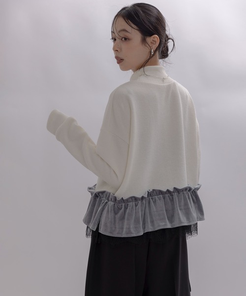 ベロアフリルハイネックトップス Eimee Law│Eimee Law & LHELBIE 公式