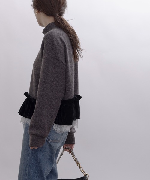 ベロアフリルハイネックトップス Eimee Law│Eimee Law & LHELBIE 公式