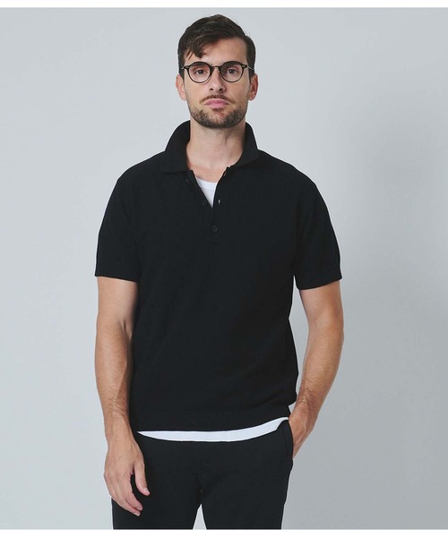 junhashimoto（ジュンハシモト）の「14GG SEED STITCH POLO（ポロシャツ・メンズ・ボルドー・3/4）」の10枚目の写真