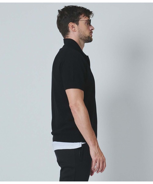 junhashimoto（ジュンハシモト）の「14GG SEED STITCH POLO（ポロシャツ・メンズ・ボルドー・3/4）」の13枚目の写真