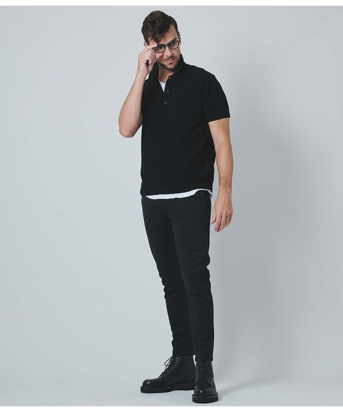 junhashimoto（ジュンハシモト）の「14GG SEED STITCH POLO（ポロシャツ・メンズ・ボルドー・3/4）」の15枚目の写真
