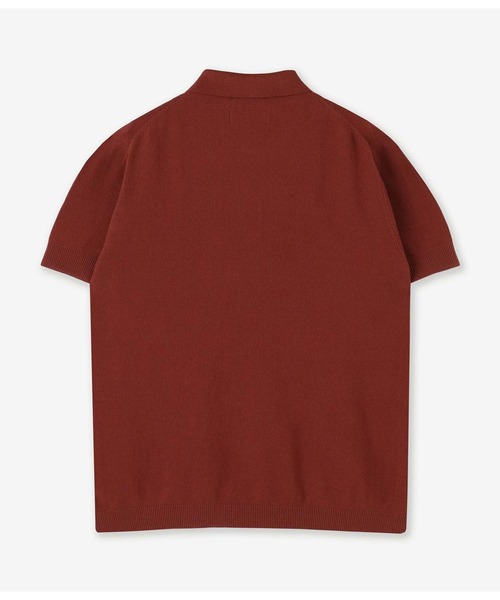 junhashimoto（ジュンハシモト）の「14GG SEED STITCH POLO（ポロシャツ・メンズ・ボルドー・3/4）」の9枚目の写真