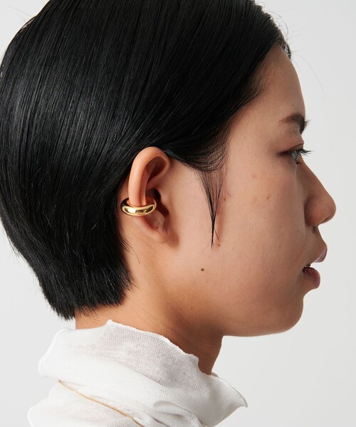 CITEN(シテン)の「<CITEN>プックリイヤカフ(イヤーカフ・レディース・ゴールド/シルバー・FREE)」の2枚目の写真