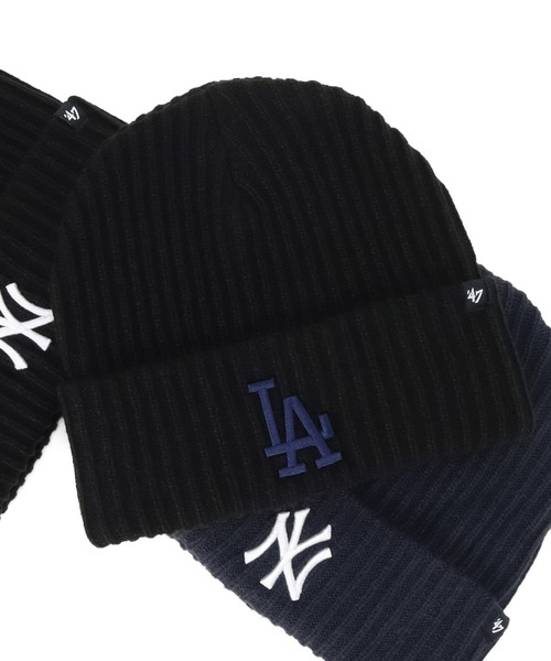 '47(フォーティーセブン)の「’47BRANDフォーティーセブン ニット帽 カフニット MLB(ニットキャップ/ビーニー・メンズ・ブラック/ブルー/ブラック系/ブラック系1/ブラック系2/ネイビー/ブラック系3/ブラウン・FREE)」の2枚目の写真