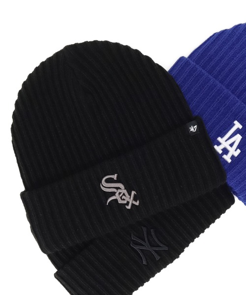 '47(フォーティーセブン)の「’47BRANDフォーティーセブン ニット帽 カフニット MLB(ニットキャップ/ビーニー・メンズ・ブラック/ブルー/ブラック系/ブラック系1/ブラック系2/ネイビー/ブラック系3/ブラウン・FREE)」の5枚目の写真