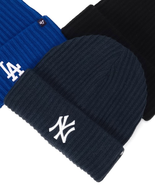 '47(フォーティーセブン)の「’47BRANDフォーティーセブン ニット帽 カフニット MLB(ニットキャップ/ビーニー・メンズ・ブラック/ブルー/ブラック系/ブラック系1/ブラック系2/ネイビー/ブラック系3/ブラウン・FREE)」の7枚目の写真