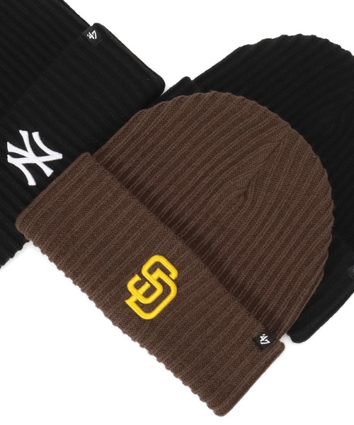 '47(フォーティーセブン)の「’47BRANDフォーティーセブン ニット帽 カフニット MLB(ニットキャップ/ビーニー・メンズ・ブラック/ブルー/ブラック系/ブラック系1/ブラック系2/ネイビー/ブラック系3/ブラウン・FREE)」の6枚目の写真