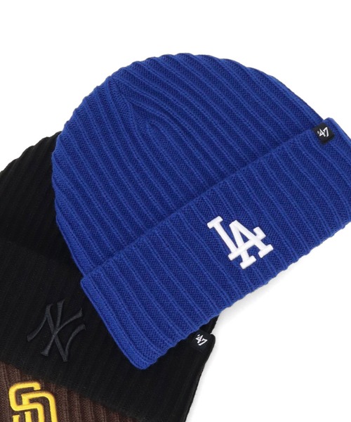'47(フォーティーセブン)の「’47BRANDフォーティーセブン ニット帽 カフニット MLB(ニットキャップ/ビーニー・メンズ・ブラック/ブルー/ブラック系/ブラック系1/ブラック系2/ネイビー/ブラック系3/ブラウン・FREE)」の8枚目の写真