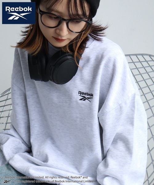 Reebok（リーボック）の「【Reebok/リーボック】裏起毛 ワンポイント刺繍ロゴ クルーネック スウェット トレーナー（スウェット・メンズ・ネイビー/ホワイト/ブラック/アッシュグレー・M/LL/L）」の16枚目の写真