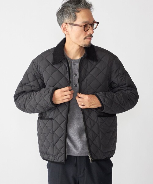 セール】SHIPS:〈手洗い可能〉NETPLUS(R) キルティング ブルゾン