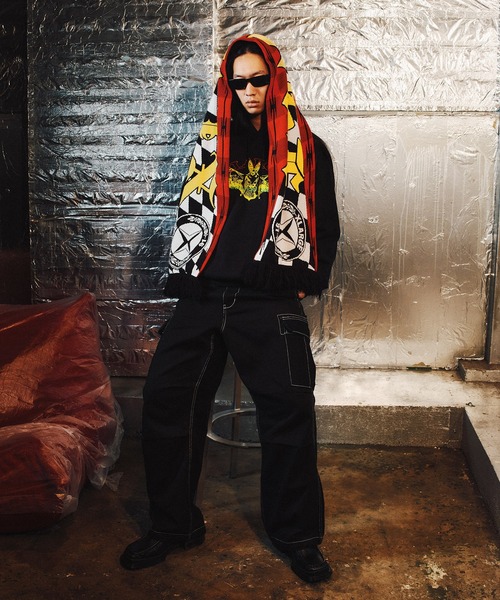 XLARGE(エクストララージ)の「X STITCH CARGO PANTS(カーゴパンツ・メンズ・カモフラージュ/ベージュ/ブラック・32inch/34inch/36inch/30inch)」の4枚目の写真