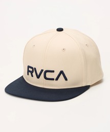 RVCA（ルーカ）の「RVCA メンズ RVCA TWILL SNAPBACK キャップ 【2025年秋冬モデル】/ルーカロゴ刺繍キャップ（帽子）（キャップ）」