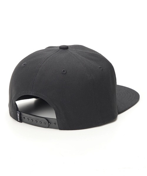 RVCA(ルーカ)の「RVCA メンズ RVCA TWILL SNAPBACK キャップ 【2025年秋冬モデル】/ルーカロゴ刺繍キャップ(帽子)(キャップ・メンズ・ナチュラル/ブラック×ブラック/ブラック/エンジ・FREE)」の13枚目の写真