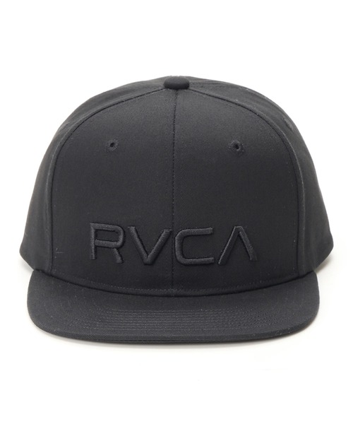 RVCA(ルーカ)の「RVCA メンズ RVCA TWILL SNAPBACK キャップ 【2025年秋冬モデル】/ルーカロゴ刺繍キャップ(帽子)(キャップ・メンズ・ナチュラル/ブラック×ブラック/ブラック/エンジ・FREE)」の14枚目の写真