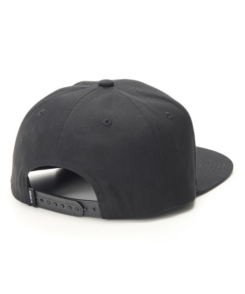 RVCA(ルーカ)の「RVCA メンズ RVCA TWILL SNAPBACK キャップ 【2025年秋冬モデル】/ルーカロゴ刺繍キャップ(帽子)(キャップ・メンズ・ナチュラル/ブラック×ブラック/ブラック/エンジ・FREE)」の5枚目の写真