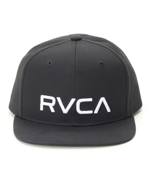 RVCA(ルーカ)の「RVCA メンズ RVCA TWILL SNAPBACK キャップ 【2025年秋冬モデル】/ルーカロゴ刺繍キャップ(帽子)(キャップ・メンズ・ナチュラル/ブラック×ブラック/ブラック/エンジ・FREE)」の6枚目の写真