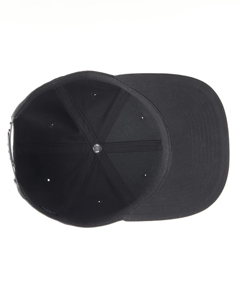 RVCA(ルーカ)の「RVCA メンズ RVCA TWILL SNAPBACK キャップ 【2025年秋冬モデル】/ルーカロゴ刺繍キャップ(帽子)(キャップ・メンズ・ナチュラル/ブラック×ブラック/ブラック/エンジ・FREE)」の9枚目の写真