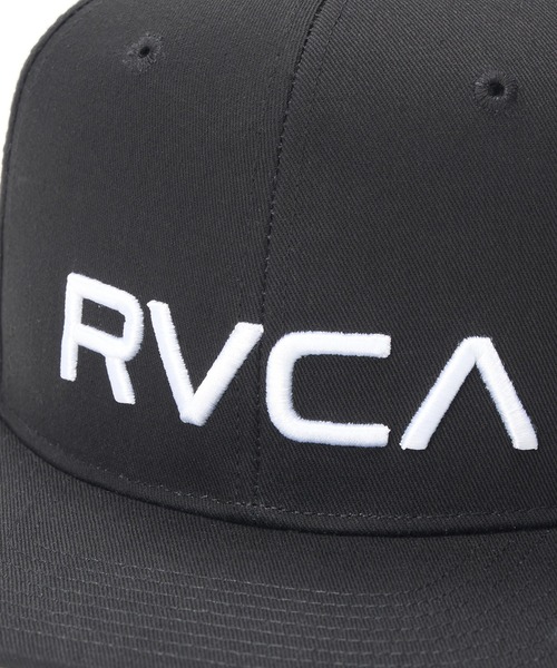 RVCA(ルーカ)の「RVCA メンズ RVCA TWILL SNAPBACK キャップ 【2025年秋冬モデル】/ルーカロゴ刺繍キャップ(帽子)(キャップ・メンズ・ナチュラル/ブラック×ブラック/ブラック/エンジ・FREE)」の10枚目の写真