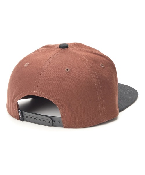 RVCA(ルーカ)の「RVCA メンズ RVCA TWILL SNAPBACK キャップ 【2025年秋冬モデル】/ルーカロゴ刺繍キャップ(帽子)(キャップ・メンズ・ナチュラル/ブラック×ブラック/ブラック/エンジ・FREE)」の21枚目の写真